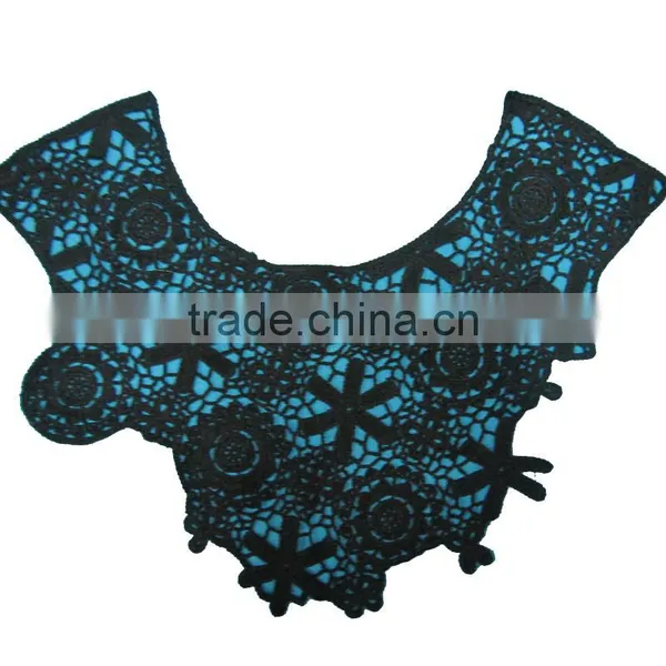 Lace Manufacturer Machine Made Cotton Crochet Neck Lace for Garment photo-2