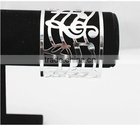 South Korea Popular Music Note Style Hollow Bracelet for Girls Jewelry photo-6
