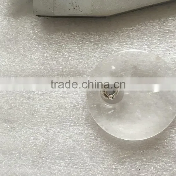 Custom Own Circle Natural Stone Pendant Necklace With Knotted Cord New Circle Natural Stone Pendant Necklace for Her 2017 photo-6
