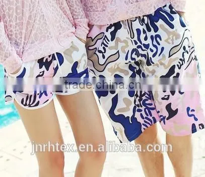 Hot Sale Custom Printing Couple Beach Shorts Made in China photo-3