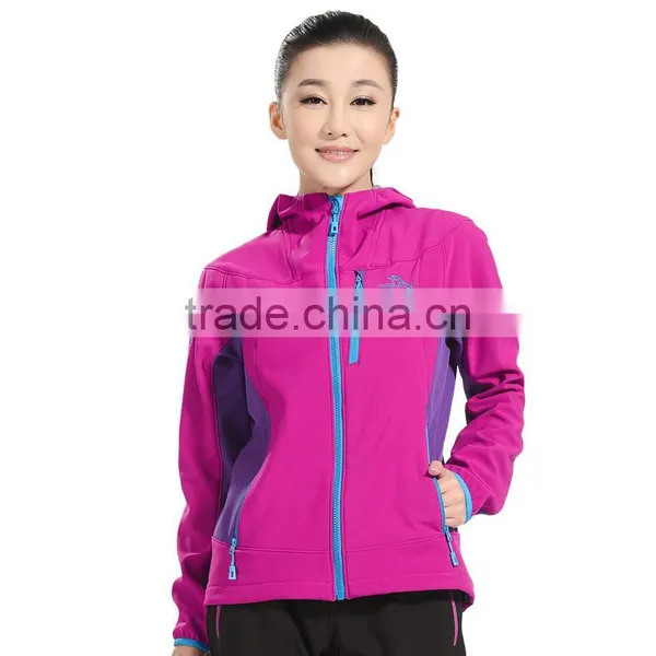 Fashion Design Woman's Waterproof Cheap Softshell Jackets photo-4