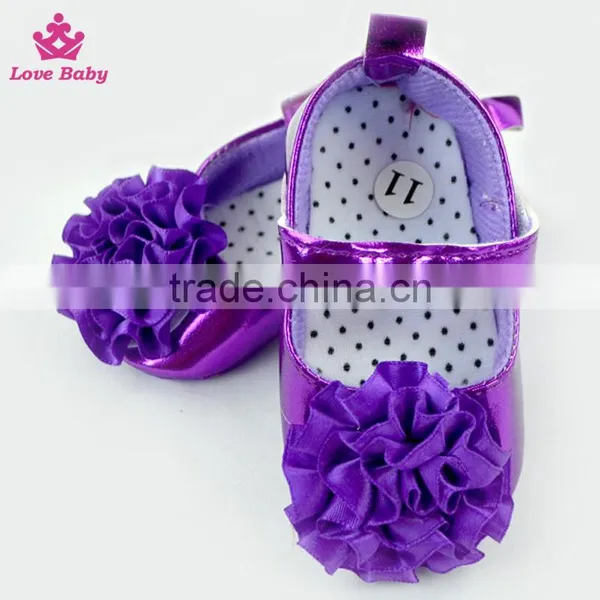 Big Flower Decorative Stylish Newborn Girls Crib Shoes Baby Girl Shoes Toddlers Soft Shoes photo-6