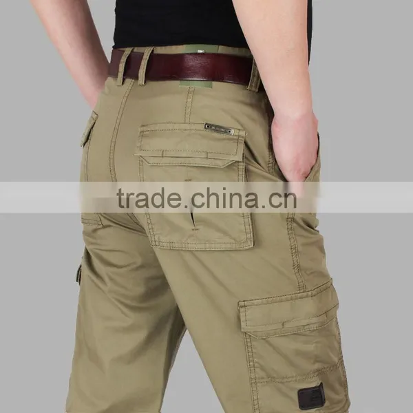 Many Pocket Men Casual Pants