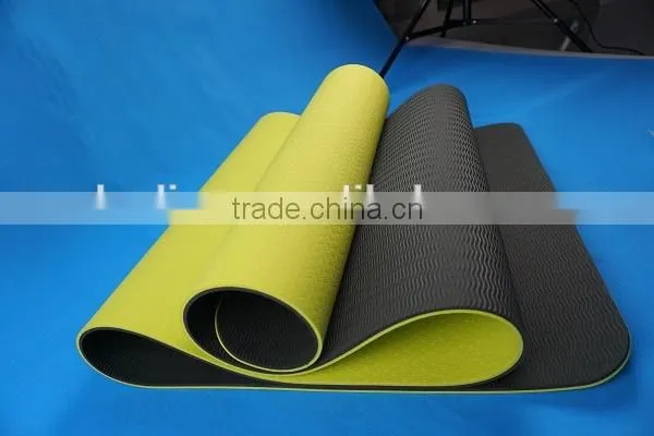 Wholesale Non Slip Eco Double Layers/ Single Layer TPE Yoga Mat photo-3
