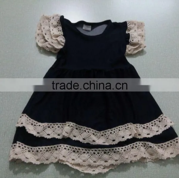 Whloesale Easter Baby Dress Girls Clothing With Bunny Printed for Children Kids Dress Clothing photo-3