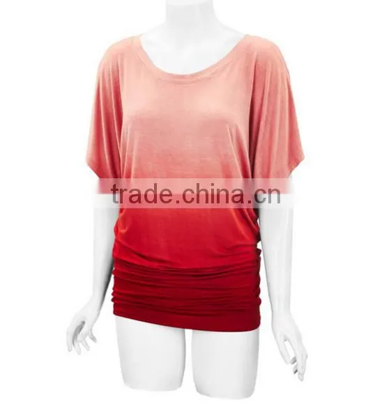 Autumn Europe and the United States Foreign Trade Easy Leakage Shoulder Lady T-shirt With Short Sleeves photo-3