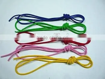 Hot Sale Top Quality Colored Flat Decorative Elastic Cord 3mm photo-3