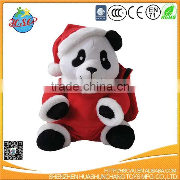 8" Medium Cartoon Cuddle Softer Stuffed Plush Bamboo Panda Bear Animal Toy for Kids photo-6