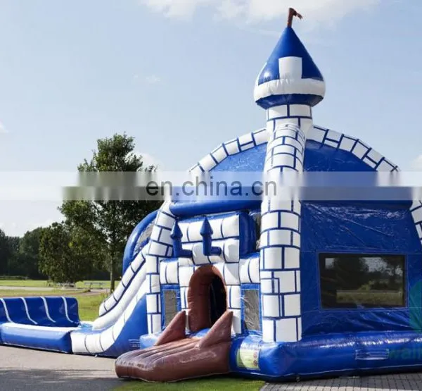 Kids Inflatable Bouncy Castle With Water Slide Clearance photo-2