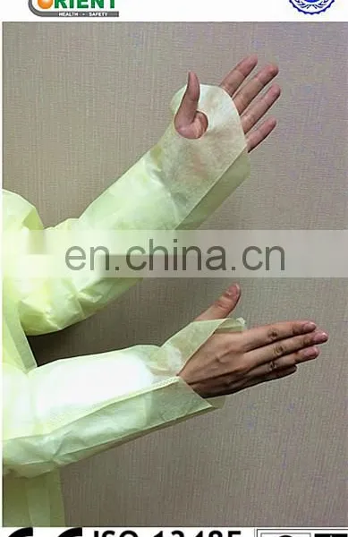 Hospital Disposable SMS SMMS Waterproof Medical Isolation Gowns photo-2
