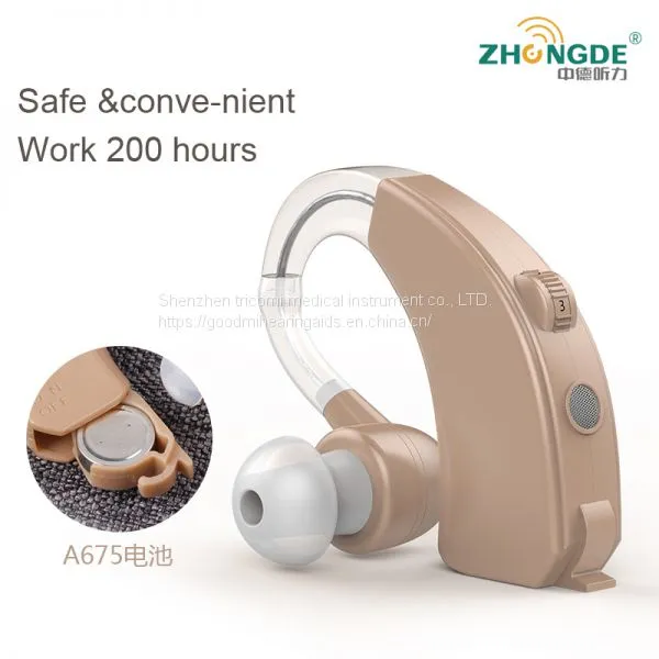 ZhongDe Hearing Aid Old Age Wireless Invisible Earphone Type of Battery Life 200H Battery photo-4