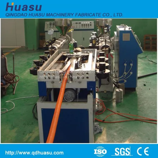 High Quality HDPE Single Wall Corrugated Pipe Extrusion Line Machinery photo-4