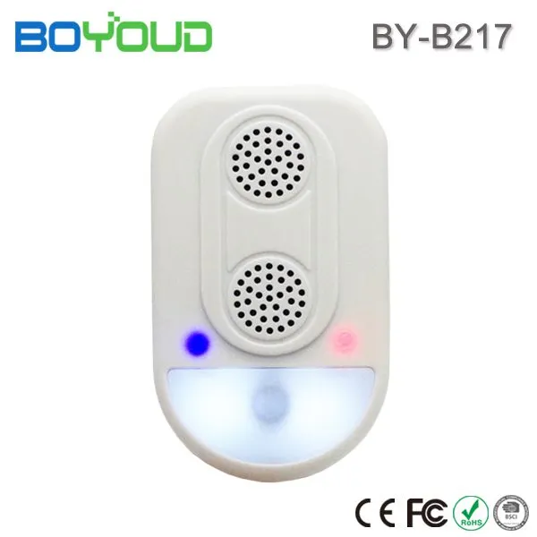 Dual Speak Ultrasonic Pest Repeller Mouse Repeller With Night Light photo-3