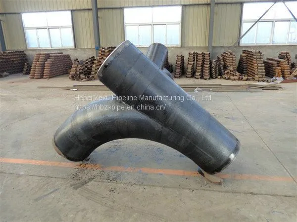 Sanitary Stainless Steel Butt Weld Y-type Tee photo-2