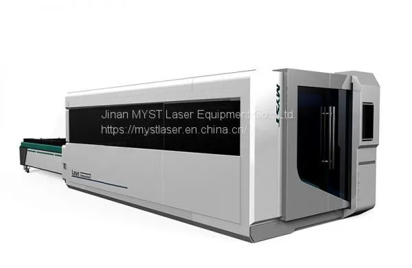 Full Cover Fiber Laser Metal Cutting Machine With Exchange Table MTF3015G