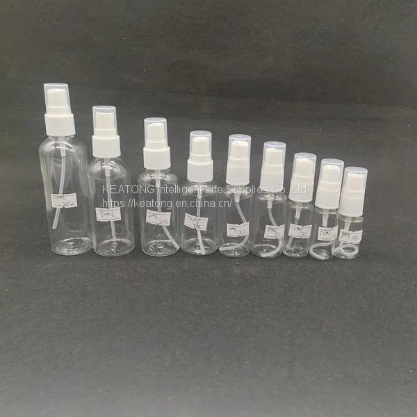 Hot Sell PET Plastic Clear Bottle 10ml 15ml 30ml 40ml 50ml 60ml 100ml 120ml 150ml 180ml OEM Customized PET Plastic Material Spray Bottle photo-2