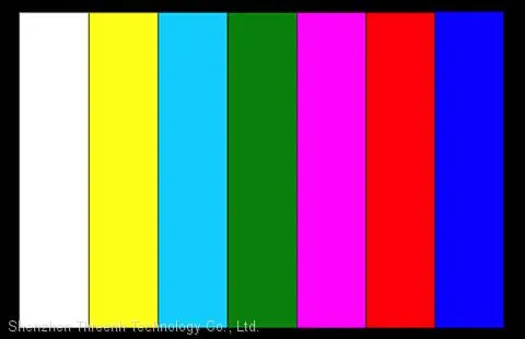 Sine Image YE0106 Color Bar Test Chart for TV Cameras Color Rendition Checking