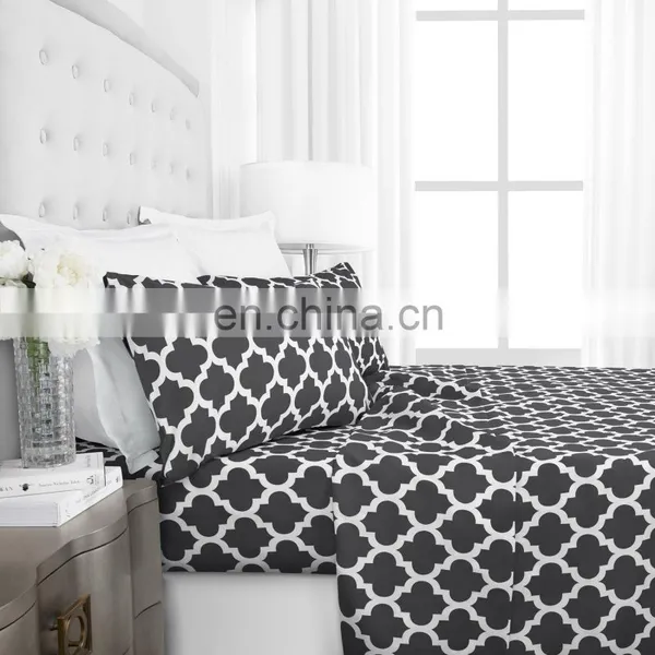 China Manufacturer Custom Home Goods Patchwork Machine Quilt Bedding Set Bed Sheet Comforter Duvet Cover Bedspread Fitted photo-6