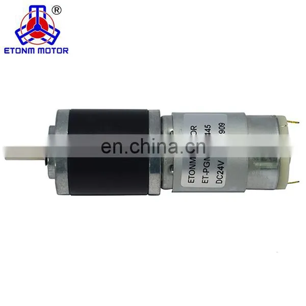 High Torque Customized Shaft 40W DC Brushed Planetary Gear Motor 12v photo-2