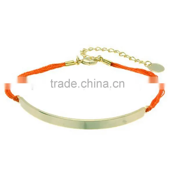 Handmade Purple Wax Cord Woven Bracelet With Diamond Key Charm Bracelet for Girls photo-2