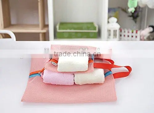 4PCS/Set Multi-Functional Portable Travel Luggage Suitcase Clothes Underwear Packing Cubes Organizer Mesh Storage Makeup Bag Pou photo-3