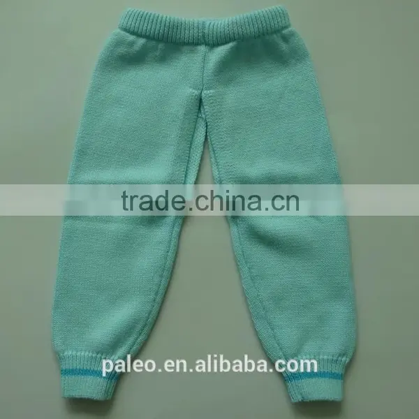 Hot Sale 100% Cotton Knitting Infant Sweater Long Trousers for Spring photo-3