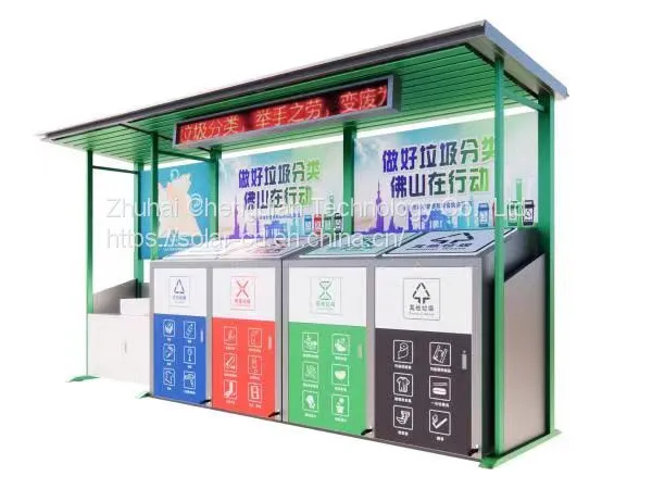 N in 1 Solar Glass Generation Outdoor Classified Shelter photo-2