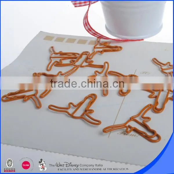 Customized Color Wire Deer Shape Paper Clips photo-6