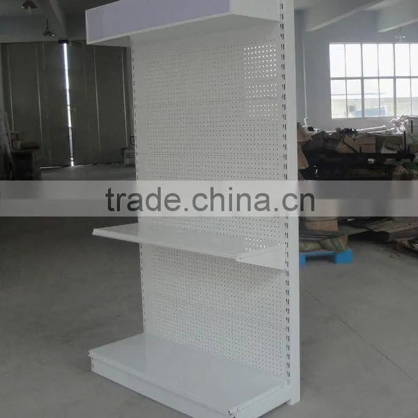 Perforated Supermarket Shelf and Supermarket Equipment