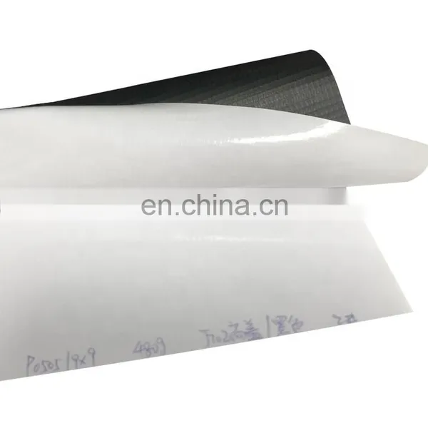 380GSM Frontlit PVC Flex Banner PVC Tarpaulin(black Back,hot Lamination,glossy,300*500 18*12 ) photo-3
