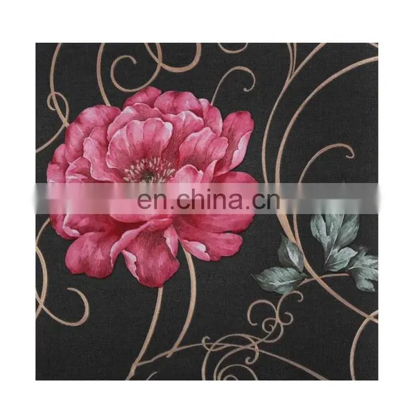 Latest Cheap Oem Room Waterproof Paintable Pvc Beautiful Wallpaper Wallpaper Rolls Design for Bedroom