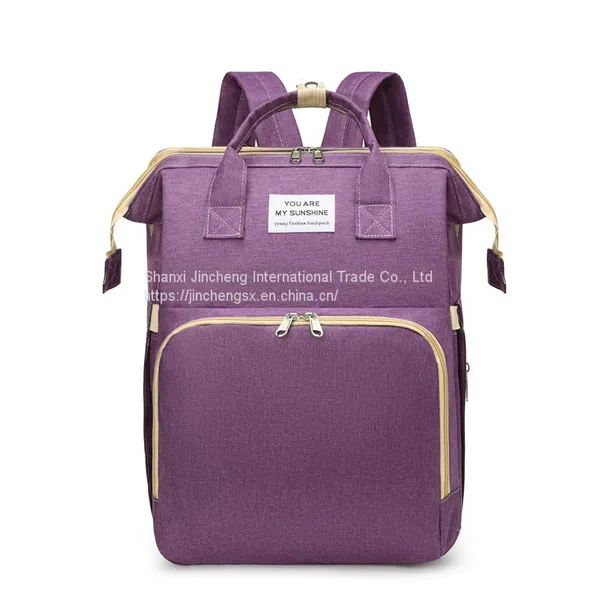 Waterproof Baby Diaper Bag Baby Diaper Bag Large Capacity Mummy Backpack photo-2