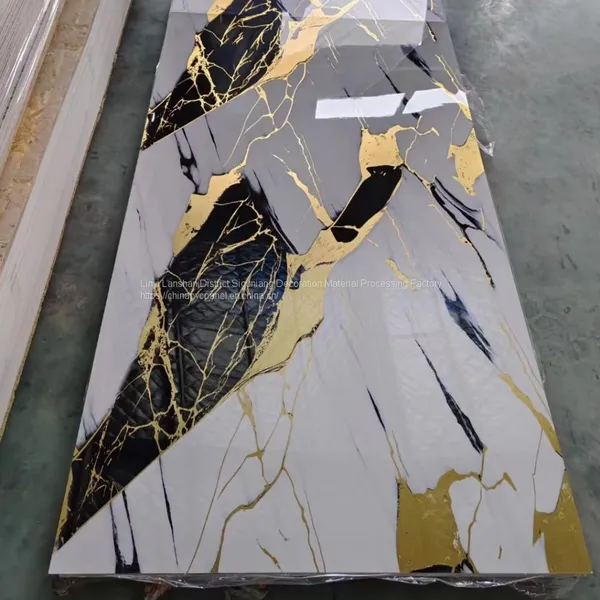 PVC Marble Sheets UV Marble Sheets Pvcmarblesheet Wallboard Glossy UV Panels