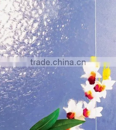 Low Price Aqualite Patterned Glass/Acid Etched Clear Pattern Glass
