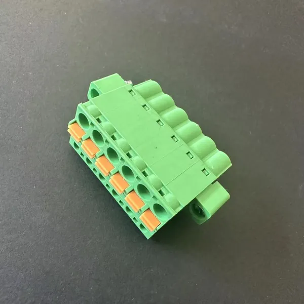 Plug-in Wiring Plug 2EDGKDM-5.08mm Pitch PCB Copper Flame-retardant Terminal Green Connector 2P-24P photo-2