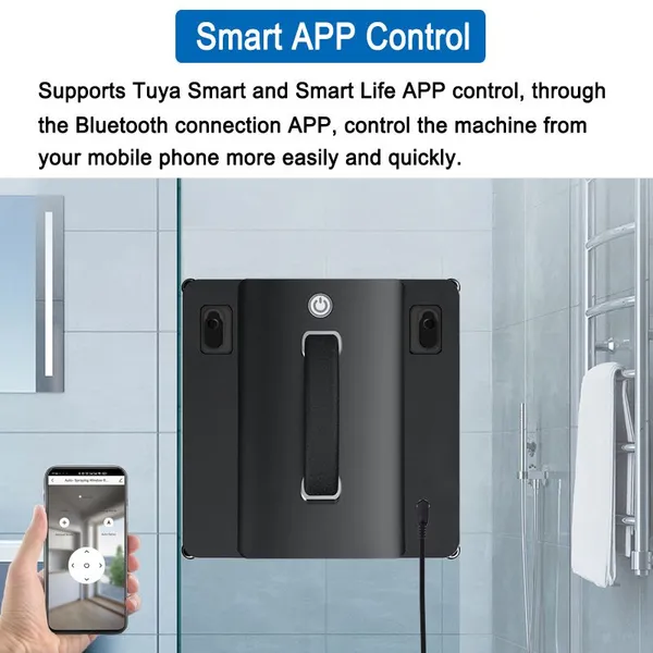 PUREROBO W-S9S Window Cleaning Robot Bluetooth And Remote Control Smart Glass Cleaning Machine Low Noise One Touch Cleaning Easy To Use photo-3