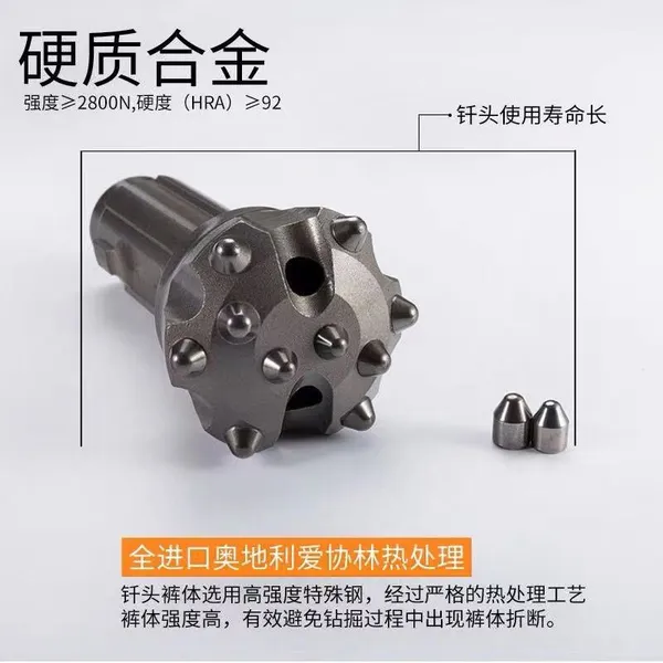 Inner Mongolia DHD340A-15B/115mm Down the Hole Drill Bit High-pressure Drilling Tool Manufacturer photo-4