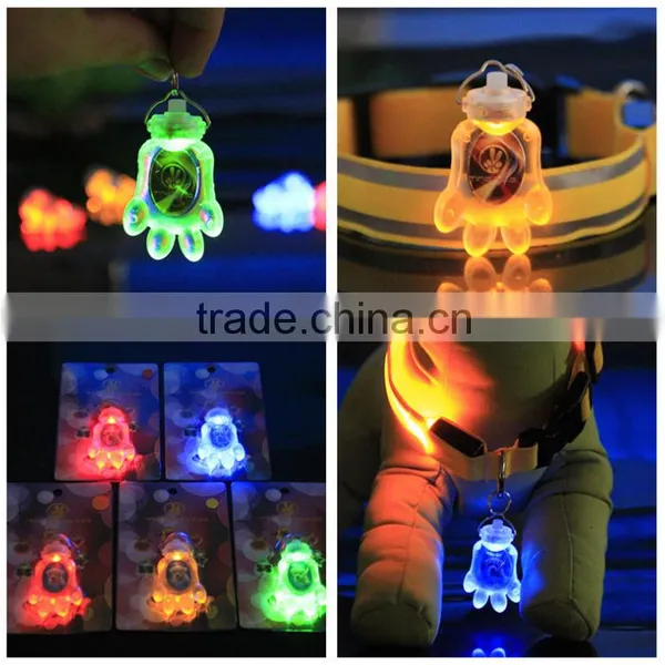Pet Supplies Wholesale Pet Signs Cool Led Light Foot Shape Dog Pendant Luminous Pendants photo-6