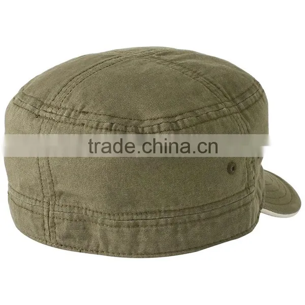 High Quality Factory Direct Cusotm Blank Flat Top Military Cap photo-2