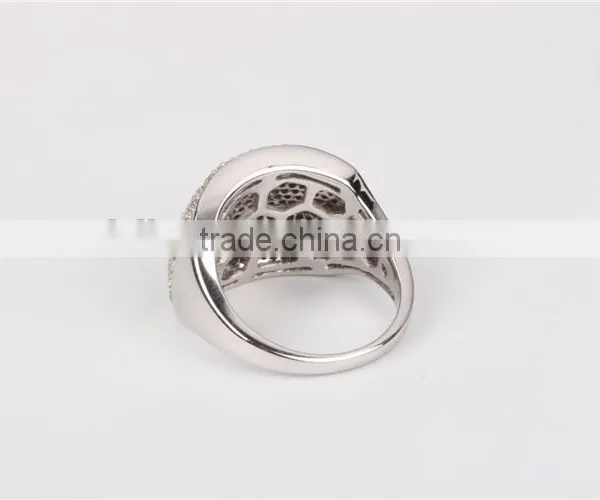 Custom Design Accepting Silver Love Ring Four Finger Ring photo-6