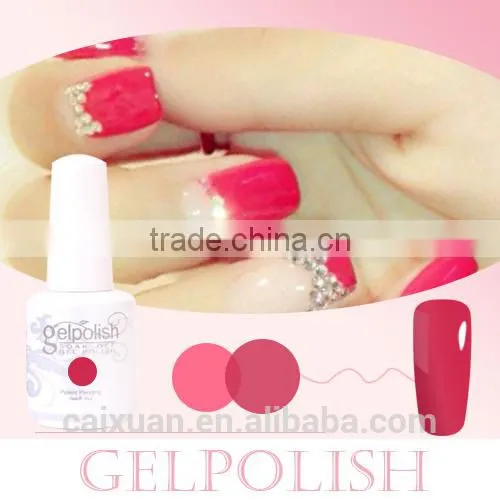 2015 Fashionable Color Nail Art Soak off UV Gel Nail Polish Colors With Free Sample photo-2