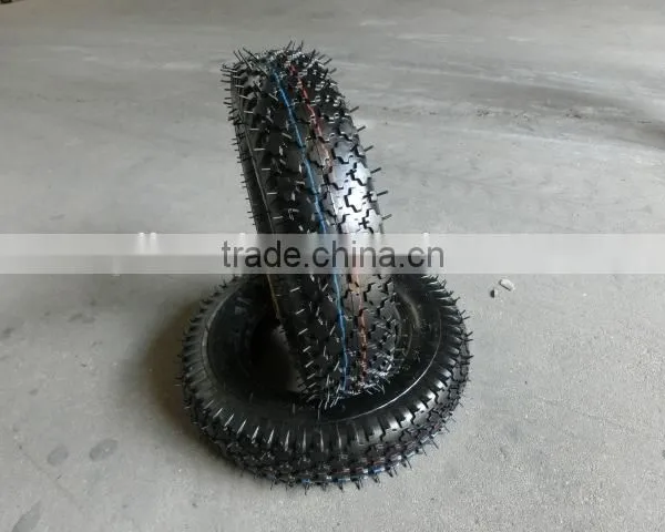 Wheelbarrow Out Tire 4.00-8 Diamond Pattern Wheelbarrow Tyre photo-3