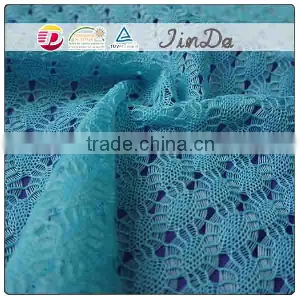 African Cheaper Yarn Dyed Lace Fabric photo-3