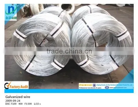 High Tensile Hot Dip Galvanized Steel Wire 2.5mm/2.24mm/2.55mm photo-2