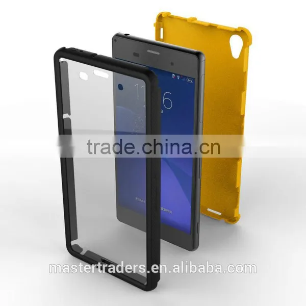 Cheap Waterproof Dirtproof Shockproof Hard PC Case For Sony Z3 With PET Cover MT-3726 photo-2