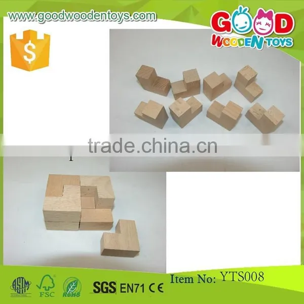 Wooden Teaching Tools Educational Block Toys 8pcs Natural Block Cube                        
                                                Quality Choice