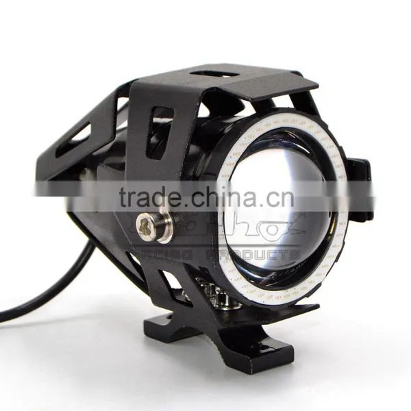 Waterproof Ultra Bright 12V 10W U7 Angel and Devl Eye LED Front Motorcycle Light Lamp Lighting photo-2