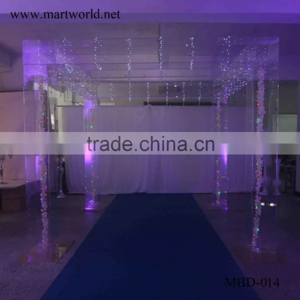 Acrylic Square Wedding Mandap Wedding Decoration Wedding Stage Wedding Backdrop Wedding Decoration (MBD-014) photo-5