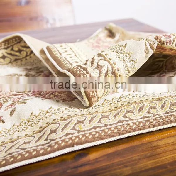 FACTORY Wholesale Splice Table Cloth Burlap Table Runner photo-2
