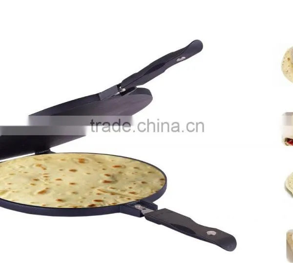 Non-stick Coating Tortilla Press / Tortilla Making Machine/ Roti Chapati Baking Machine